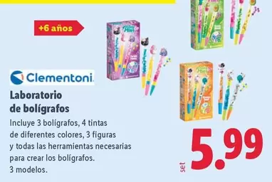 Clementoni - Laboratorio De Bolígrafos