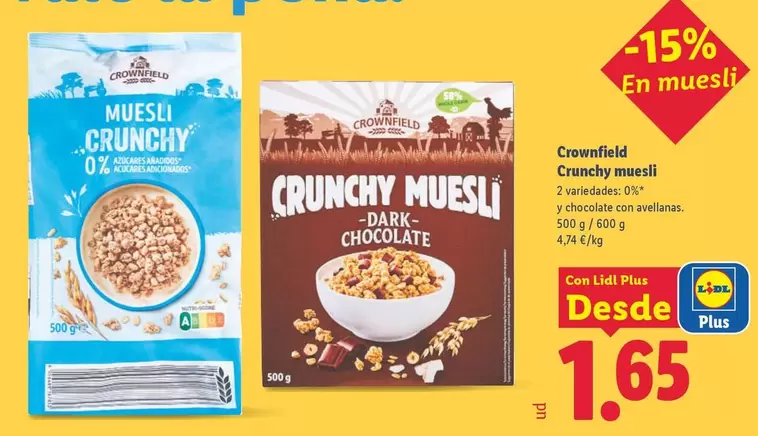 Crownfield - Crunchy Muesli