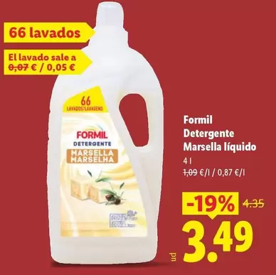 Formil - Detergente Marsella Líquido