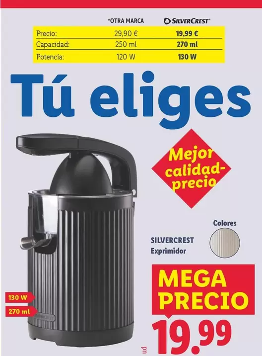 SilverCrest - Exprimidor