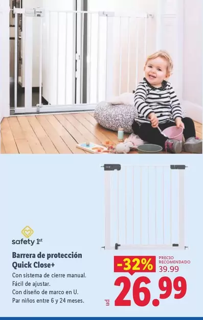 Safety - Barrera De Protección Quick Close+