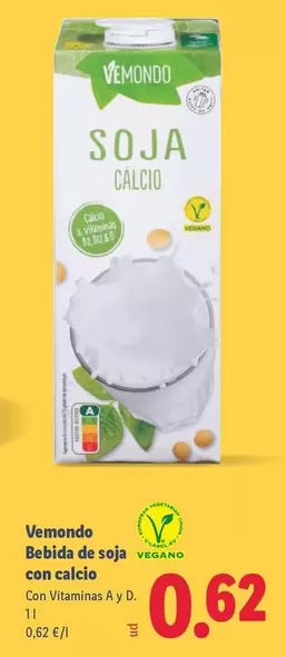 Vemondo - Bebida De Soja Con Calcio