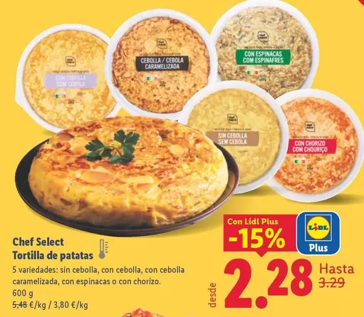 Chef Select - Tortilla De Patatas