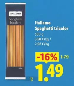 Italiamo - Spaghetti Tricolor