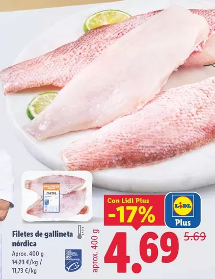 Filetes De Gallineta Nòrdica