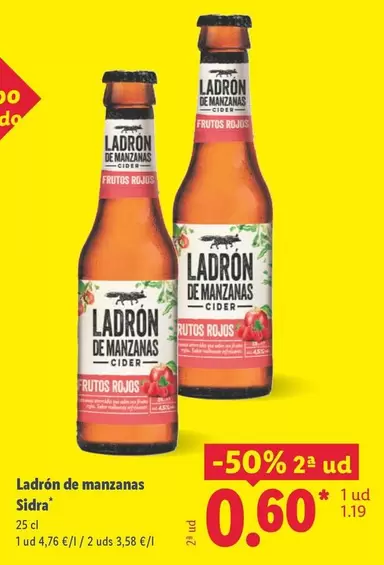 Ladrón De Manzanas - Sidra