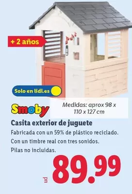Smoby - Casita Exterior De Juguete