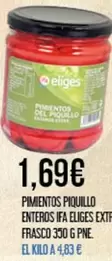 eliges - Pimientos Piquillo Enteros Ifa Frasco