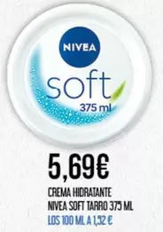 Nivea - Crema Hidratante Soft Tarro