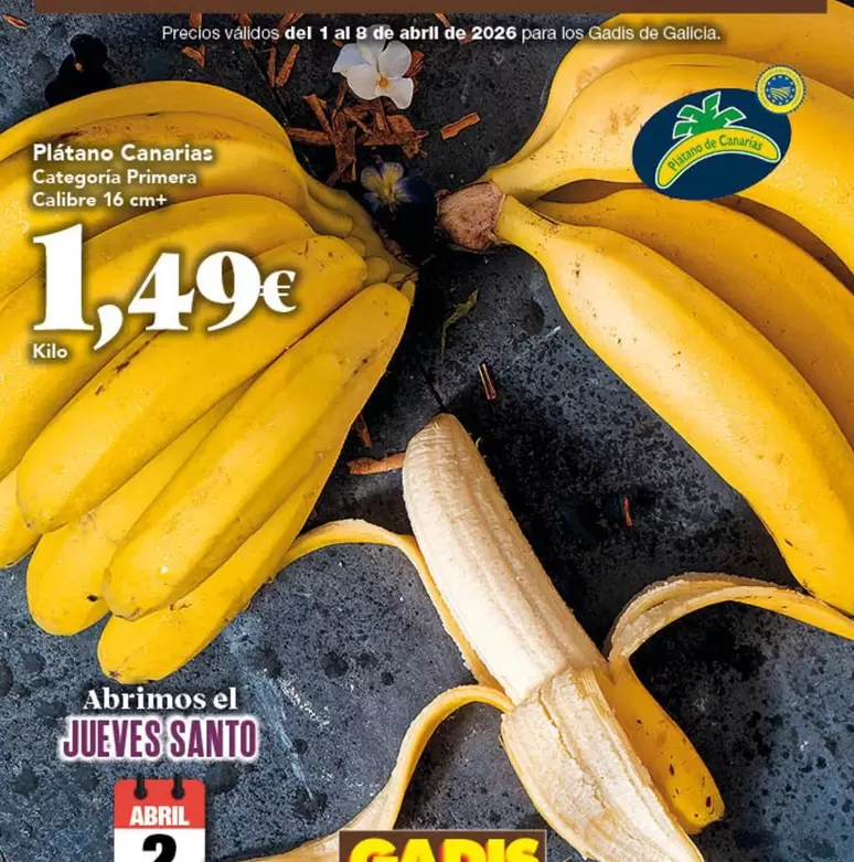 Abril - Platano Canarias