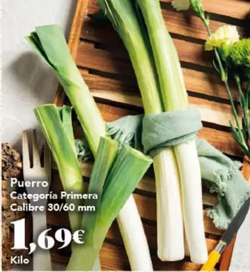 Puerro Categoria Primera Calibre 30/60 Mm