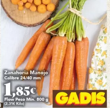 Zanahoria Manojo