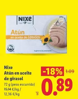 Nixe - Atún En Aceite De Girasol 