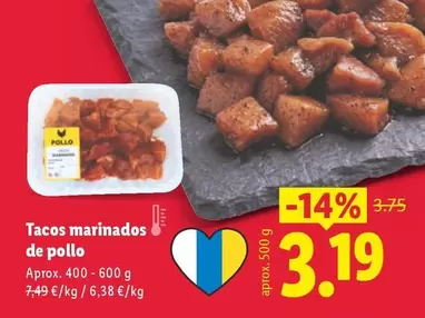 Tacos Marinados De Pollo