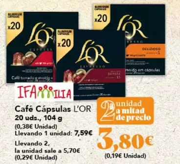 l'or - Cafe Capsulas
