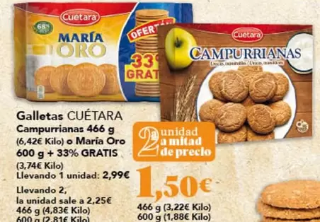Cuétara - Galletas Campurrianas