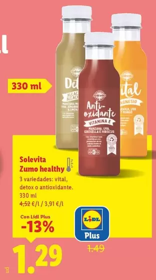 Solevita - Zumo Healthy