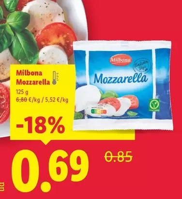 Milbona - Mozzarella