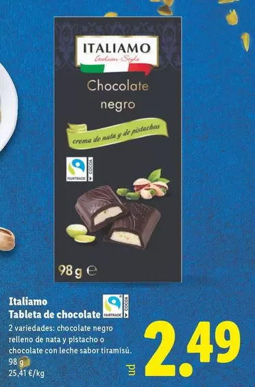 Italiamo - Tableta De Chocolate