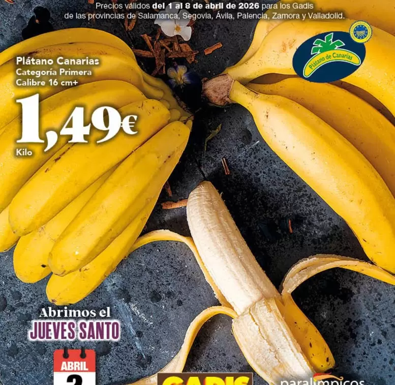 Abril - Platano Canarias