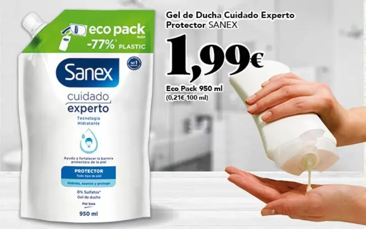 Sanex - Gel De Ducha Cuidado Experto Protector