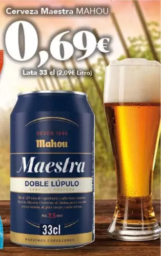 Mahou - Cerveza Maestra