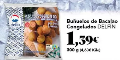 Delfín - Bunuelos De Bacalao Congelados
