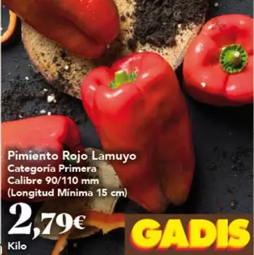 Pimiento Rojo Lamuyo