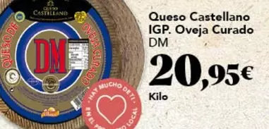 Castellano - Queso  Igp. Oveja Curado