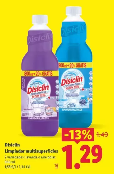 Disiclin - Limpiador Multisuperficies