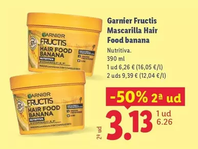 Garnier Fructis - Mascarilla Hair Food Banana