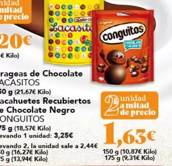 Conguitos - Rageas De Chocolate