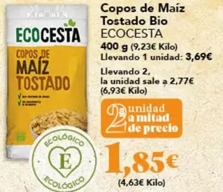 Ecocesta - Copos De Maiz Tostado Bio