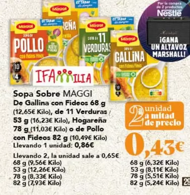 Maggi - Sopa Sobre
