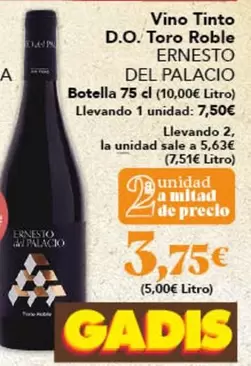 ernesto - Vino Tinto D.o. Toro Roble