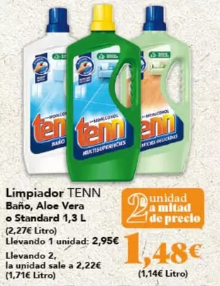 Tenn - Limpiador Baño, Aloe Vera O Standard