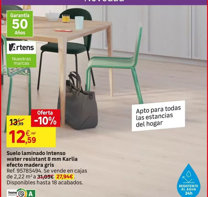 Intenso - Suelo Laminado  Water Resistants 8 Mm Karlia
