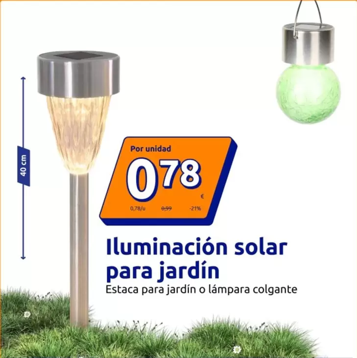 Iluminación Solar Para Jardín