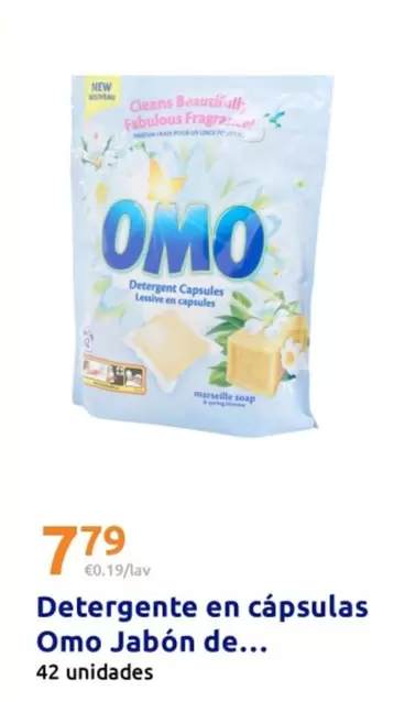 Omo - Detergente En Capsulas Jabon De Manos