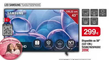 Samsung - Tv Led TU43U7025FKXXC