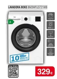 Beko -  lavadora Bm3wfu3721wb