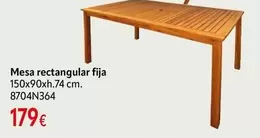 Mesa Rectangular Fija