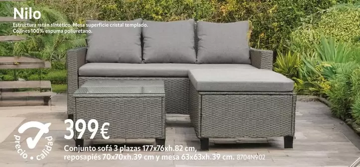 Cristal - Cochillo Sofa 3 Plazas