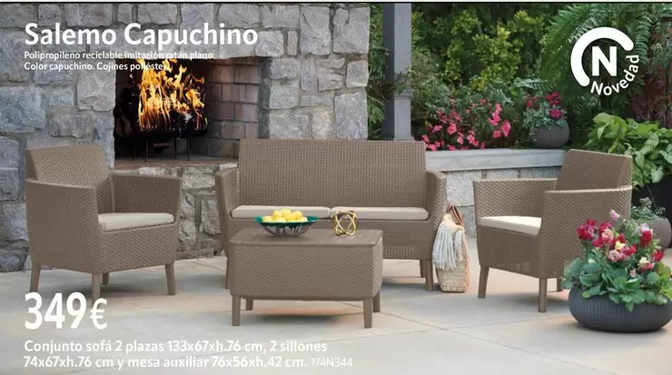 Conjunto Sofa 2 Plazas