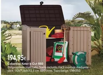 keter - Cobertizo Keter It Out 880