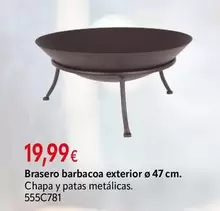 Brasero Barbacoa Exterior Ø 47 Cm.