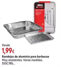 Bq - Bandejas De Aluminio Para Barbacoa