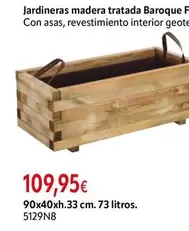 Jardineras Madera Tratada