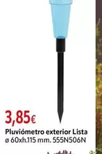 Lista - Pluviómetro Exterior