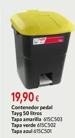 Tatay - Contenedor Pedal 50 Litros